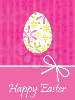 Royalty Free Clipart Image of an Easter Card