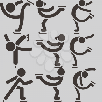Figure skating icon