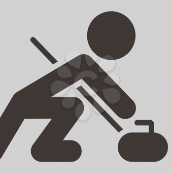 Sport icon - Curling