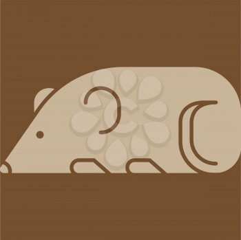 Mouse icon - stylized art zoo icons