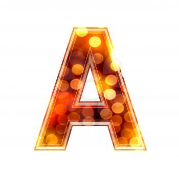 Royalty Free Clipart Image of a Letter 'A'
