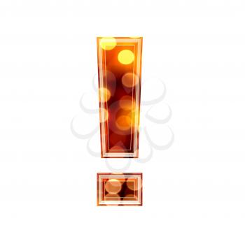 Royalty Free Clipart Image of an exclamation point