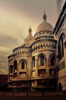 sacre coeur church, paris, france
