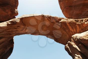 Royalty Free Photo of an Arch in Arches National Park in Utah