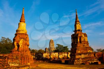 Royalty Free Photo of Ayutthay Historical Park in Thailand