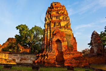 Royalty Free Photo of Ayutthay Historical Park in Thailand