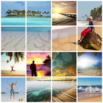 Royalty Free Photo of a Vacation Collage