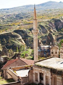 Royalty Free Photo of a Spire in the Ancient City of Erzurum, Turkey