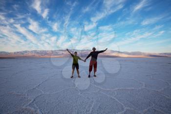 Royalty Free Photo of Death Valley Salt Flats
