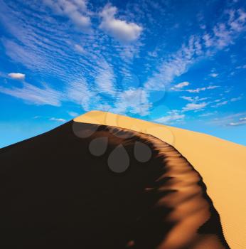 Royalty Free Photo of a Desert Dune