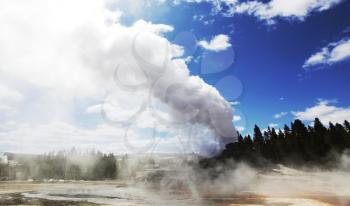Royalty Free Photo of Castle Geyser