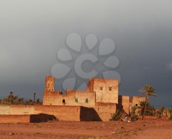 Royalty Free Photo of a Kasbah in Morocco