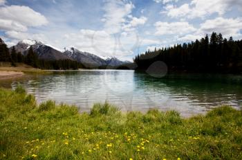 Royalty Free Photo of a Lake in the Canadian Mountains
