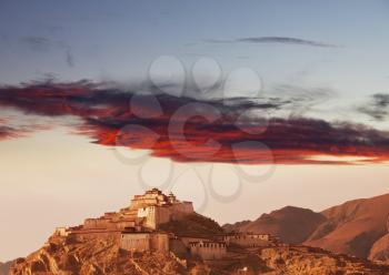 Royalty Free Photo of a Tibetan Monastery