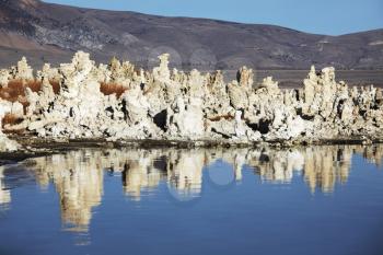 Royalty Free Photo of Mono Lake Formations in California