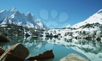 Royalty Free Photo of a Lake in the Himalayan Mountains