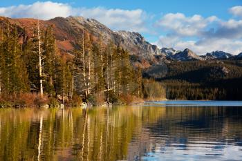 Royalty Free Photo of a Lake in Sierra Nevada