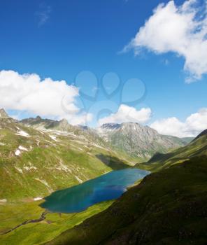 Royalty Free Photo of a Lake in the Caucasus