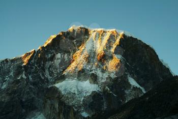 Royalty Free Photo of Ranrapalka Peak in the Cordilleras