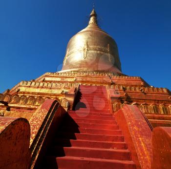Buddhist temple roof ,Myanmar