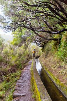 Hiking on Madeira island, Portugal