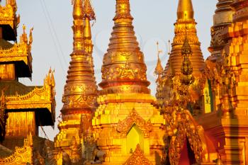 Buddhist temple in Myanmar (Burma)