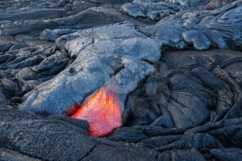 Kilauea Active Volcano on Big Island, Hawaii