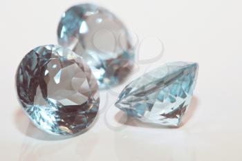 Different Beautiful gemstones. Luxury background.