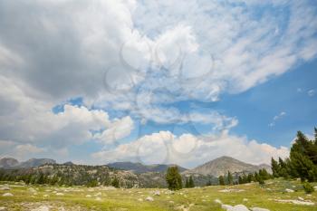 Picturesque mountain landscape in Summer time. Good for natural background.