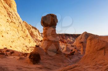 Sandstone formations in Nevada, USA