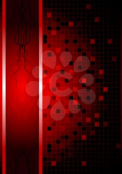 Royalty Free Clipart Image of a Red Background