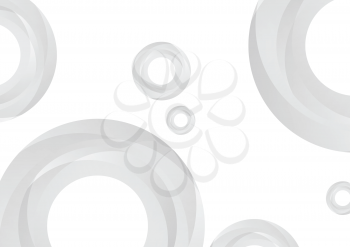 Abstract tech circles background. Vector template design