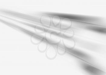 Grey smooth stripes abstract tech vector background