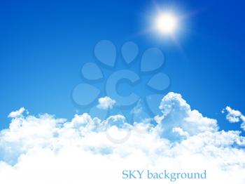 Royalty Free Photo of a Blue Sky Background