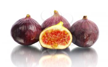 Royalty Free Photo of a Bunch of Figs