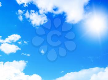 Royalty Free Photo of a Blue Sky with Clouds
