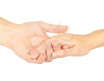 Royalty Free Photo of Two People Shaking Hands