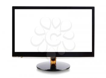 Computer monitor isolated on white
