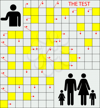 Royalty Free Clipart Image of a Crossword