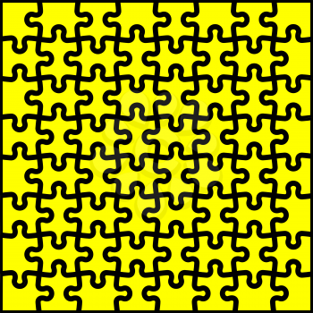Royalty Free Clipart Image of a Puzzle
