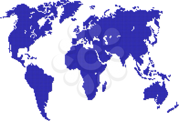 Royalty Free Clipart Image of a Map