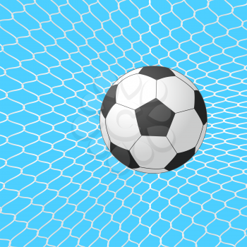 Royalty Free Clipart Image of a Soccer Ball