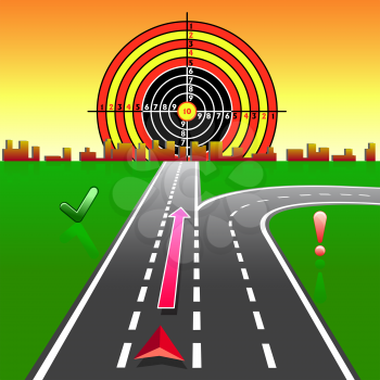 Royalty Free Clipart Image of a GPS Design