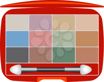 Royalty Free Clipart Image of Eyeshadow