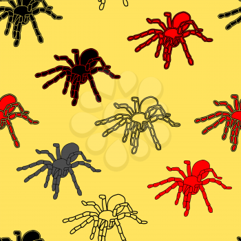 Royalty Free Clipart Image of a Spider Background