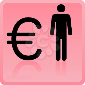 Royalty Free Clipart Image of a Business Icon