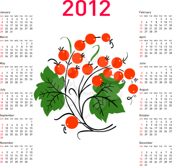 Royalty Free Clipart Image of a Calendar 