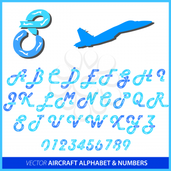 Royalty Free Clipart Image of the Alphabet