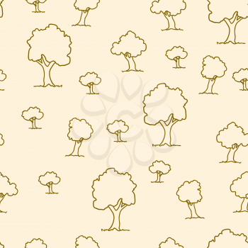 Royalty Free Clipart Image of Trees