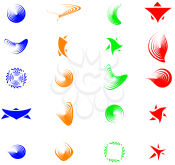 Royalty Free Clipart Image of Symbols